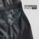 (PACK) Flat Bottom VALVE Coffee Bag Kemasan Biji Kopi Plastik Standing Pouch Ziplock Food Grade DELKOCHOICE