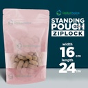 (PACK) Standing Pouch MATTE Plastik Klip Kemasan Buram Food Grade Snack Makanan DELKOCHOICE