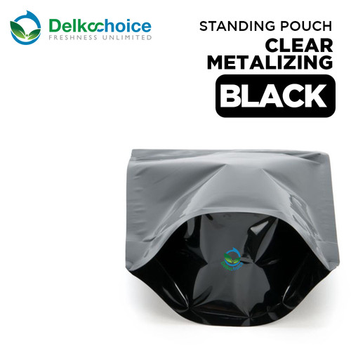 (PACK) Standing Pouch CLEAR METALIZING kemasan Kombinasi Transparan Bening Food Grade Snack Makanan DELKOCHOICE