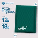 Amplop Bubble DARK GREEN Envelope Bag Security Mailer Kantong Polybubble Packing Paket RUSFET
