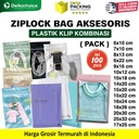 (PACK) Plastik Klip ZIPLOCK BAG AKSESORIS Kemasan Plastic Accessories DELKOCHOICE