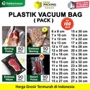 (PACK) Plastik Vacuum Bag POLOS EMBOSS Vacum Vakum Sealer Makanan DELKOCHOICE
