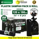 Kantong Plastik Sampah Hitam Jumbo Trash Bag Termurah 120x180cm