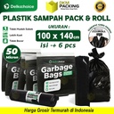 Kantong Plastik Sampah Hitam Jumbo Trash Bag Termurah 100x140cm