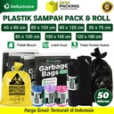 Kantong Plastik Sampah Tebal Jumbo Premium Trash Bag Delkochoice