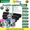 Kantong Plastik Sampah Roll Tebal Jumbo Premium Trash Bag Delkochoice