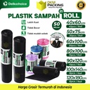 Kantong Plastik Sampah Jumbo Roll Trash Bag Premium Tebal Delkochoice