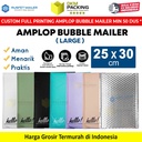 Amplop Bubble Mailer 25 x 30 cm Envelope Bag Bungkus Paket Premium Termurah RUSFET /SATUAN