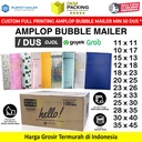 Amplop Bubble Mailer Wrap Envelope Packing Paket Premium Termurah Rusfet / DUS OJOL