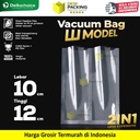 Plastik W SEAL 2in1 Vacuum Bag Kemasan Saus Sambal Kecap Saos Bumbu 10x12 DELKOCHOICE