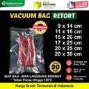 Plastik Vacuum RETORT Vakum bag Kemasan Makanan Tahan Panas Rebus Presto Sous Vide DELKOCHOICE