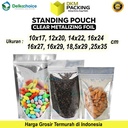 Plastik Klip 25x35cm Metalize Ziplock Standing Pouch Delkochoice