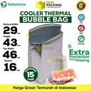 Cooler Bubble Alumunium Foil Bag Packaging Makanan Minuman Tahan Suhu