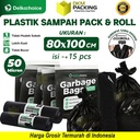 KANTONG PLASTIK SAMPAH 80x100cm TEBAL HITAM JUMBO TERMURAH SATUAN