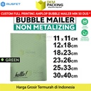 Amplop Bubble Mailer Bag Green RUSFET Bubblewrap Envelope Polybubble