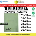 Amplop Bubble Mailer Bag Green Polybubble Bubblewrap Envelope RUSFET