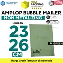 Amplop Bubble Mailer Bag Green 23x26cm Polybubble Envelope RUSFET