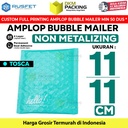 Amplop Bubble Mailer Bag Tosca 11x11cm Polybubble Envelope RUSFET