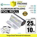 Sachet Alumunium Metz Foil Roll Kemasan Saset Food Grade 25cm x 10M