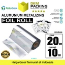 Sachet Alumunium Metz Foil Roll Kemasan Saset Food Grade 20cm x 10M
