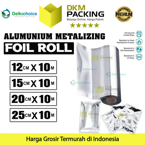 Sachet Alumunium Metalizing Foil Roll Kemasan Saset Food Grade