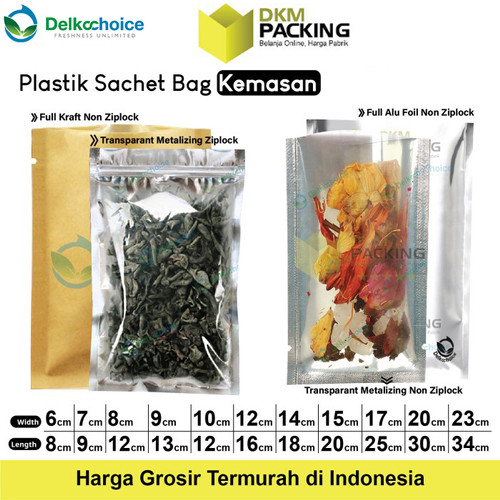 Sachet Drip Bag Kemasan Bungkus Saset Makanan FOOD GRADE DELKOCHOICE