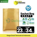 Kemasan Sachet Drip Bag Kraft Paper Saset FOOD GRADE DELKOCHOICE 23x34