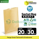 Kemasan Sachet Drip Bag Kraft Paper Saset FOOD GRADE DELKOCHOICE 20x30