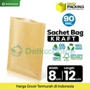 Kemasan Sachet Drip Bag Kraft Paper Saset FOOD GRADE DELKOCHOICE 8x12