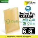 Kemasan Sachet Drip Bag Kraft Paper Saset FOOD GRADE DELKOCHOICE 6x8