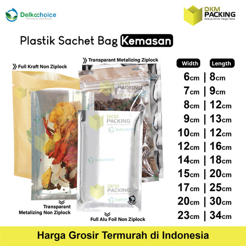Kemasan Sachet Drip Bag Bungkus Saset Makanan FOOD GRADE DELKOCHOICE