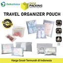 Travel Organizer Bag Zipper Pouch Plastik Ziplock Storage DELKOCHOICE