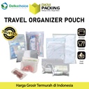 Travel Organizer Pouch Zipper Bag Plastik Ziplock Storage DELKOCHOICE