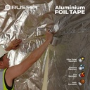 Lakban Aluminium Foil Tape Isolasi Waterproof Tahan Panas RUSFET