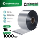 Alumunium Foil Single Sheet Film Roll Packaging Food Grade Delkochoice