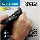 Kantong Plastik Sampah Hitam Jumbo Trash Bag Termurah Roll 100x140cm