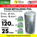 Insulation Alumunium Foil Bubble Wrap Peredam Panas Atap Rumah 120x25