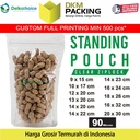 Standing Pouch Clear Ziplock Plastik Klip Bening 20x30cm DELKOCHOICE
