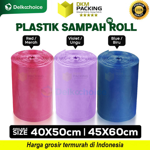 Kantong Plastik Sampah Roll Jumbo Tebal Trash Bag Premium Delkochoice