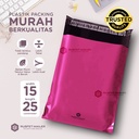Plastik Polymailer Pack LOW COST Amplop Polimailer PINK Rusfet 15x25cm