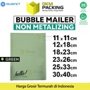 Amplop Bubble Mailer Bag Green RUSFET Bubblewrap Envelope Polybubble