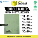 Amplop Bubble Mailer Bag Green Polybubble Bubblewrap Envelope RUSFET