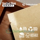 Kemasan Sachet Drip Bag Kraft Paper Saset FOOD GRADE DELKOCHOICE 23x34