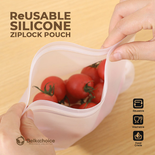 Travel Pouch Storage Organizer Bag Plastik Zipper Ziplock DELKOCHOICE