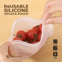 Travel Pouch Storage Organizer Bag Plastik Zipper Ziplock DELKOCHOICE