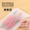Travel Organizer Zipper Bag Pouch Plastik Ziplock Storage DELKOCHOICE