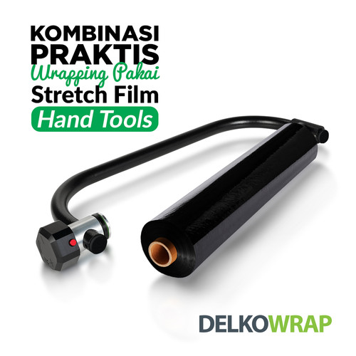Plastik Wrapping Premium LIGHTCORE Stretch Film Hitam 38cm x 300m