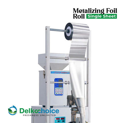 Metalizing Foil Single Sheet Film Roll Packaging FoodGrade Delkochoice