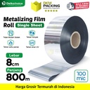 Alumunium Metalizing Foil Single Sheet Film Roll FoodGrade Delkochoice