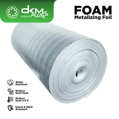 Bubble Insulation Alumunium Foil Wrap Peredam Panas Atap Rumah 120x25